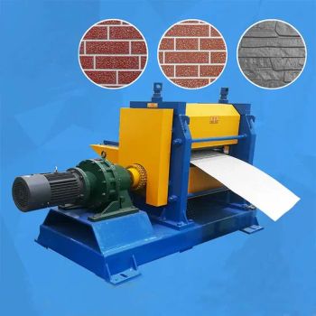 Wood Grain Embossing Machine Sheet Metal--Single Sided Wood Grain Embossing Machine (knurling machine) - Zhengzhou Benfu Industrial Co., Ltd. - China