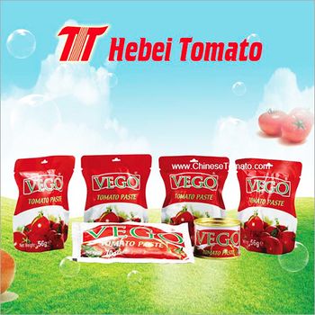 56g Vego Tomato Paste - hebei tomato industrY - Algeria