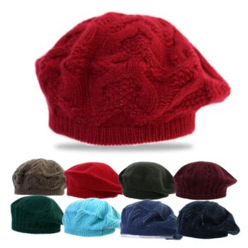 Custom Autumn Winter Caps Lady Berets Fashion Accessories Cap - HUTTON INDUSTRY.LTD - China