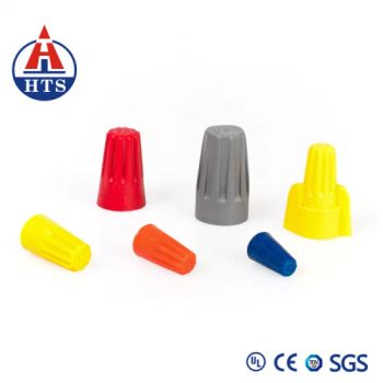 Wire Connector Screw on Twist Cap Electrical Terminal Block Trademark HTS- Certification CE Raw Material PA66 HS Code - Zhejiang Caneasy Plastic Co., Ltd. - China