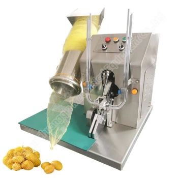 Garlic Packing Net Bag Machine Fruit Net Packing Machine Net Bag Sealing Clipping Packing Machine Mesh Net Bags Packing Machine Garlic Mesh Bag Packing Machine - Henan Chuang Qin Mechanical Equipment Co., Ltd. - China