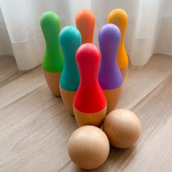 Outdoor Lawn Wooden Bowling Games Sports Games Indoor Toys Type Chess Material Wood Origin Ningbo Color as Photo Model NO. - Ningbo Shone Med-Tech Co., Ltd. - China