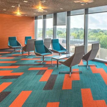 Office Modular Carpet; Wall-to-Wall Carpet; Fireproof Carpet Origin China Thickness 6-18mm Technics Printed HS Code 5703300000 - Inspiral Carpet Co., Ltd. - China