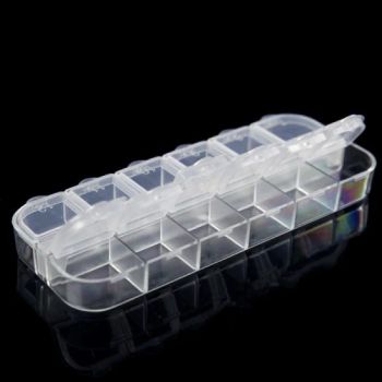 Wholesale 12-Grid Empty Nail Art Crystal Stone Stock Box, Jewelry Decoration Container - Guangzhou Skyrann Electronic Tech Co., Ltd. - China