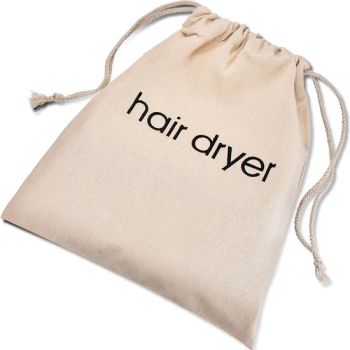 Custom Logo Silk Screen Print Organic Cotton Muslin Bags Double Shopping Pouch Canvas Drawstring Bag Dust Bag - Yangzhou Muhe Trading Co., Ltd. - China