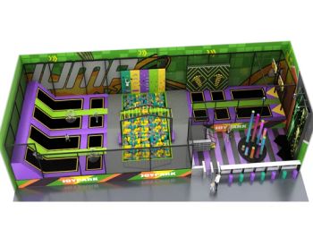 Play Standard Large Trampoline Park Solution Commercial Gymnastic Trampoline Park Equipment - Nanjing Huanlechang Amusement Equipment Co., Ltd. - China