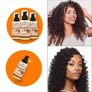 Hair Care for Coily Curly Hair Moisture Serum Macadamia and Argan Oil - Guangzhou Beaver Cosmetic Co., Ltd. - China