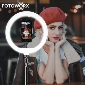 10 Inch Ring Light with Phone Holder Selfie Light - Vancher Inc. - China
