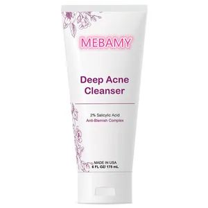 Deep Acne Cleanser with 2% Salicylic Acid for Pore Blackhead Remover - Guangzhou Mebamy Cosmetics Co., Ltd. - China