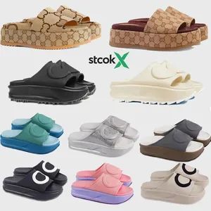 Designer Slippers Slides Women Slippers Summer Platform Sandals Thick Heels Luxury Slides - Putian City Enjoy Trade Co., Ltd. - China