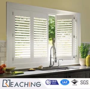 Conch Profile UPVC/PVC Louvers Plastic Shutter Window Free Adjust Gap Model Hinged Window for House - Reaching Build Co., Ltd. - China