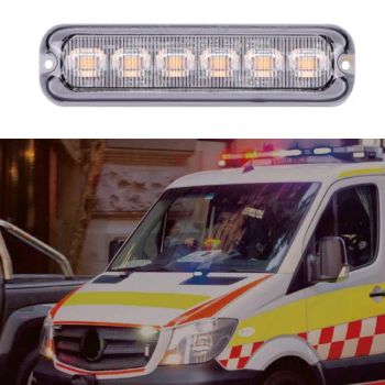 Ambulance LED Strobe Light Emergency Warning Lamp Pickup Truck Amber Grille Beacon Flashing Safety Lights for ATV Trailer - Foshan Xingyuan Auto Accessories Co., Ltd. - China