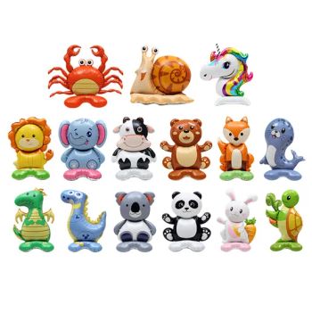 Party Decoration Toys Foil Balloons 4D Three-Dimensional Standing Small Animal Cartoon - Baoding Likeparty Trading Co., Ltd. - China