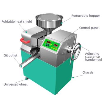 P10 Small Size Oilseeds Processing Equipment Automatic Oil Presser - Henan Lewin Industrial Development Co., Ltd. - China