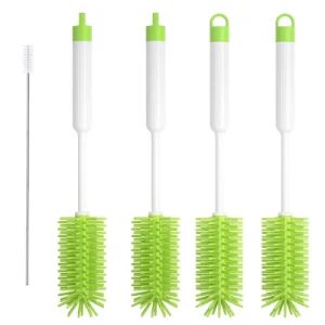 Long Handle Non-Toxic Silicone Baby High Quality Bottle Cleaning Brush - Skylark Network Co., Ltd. - China