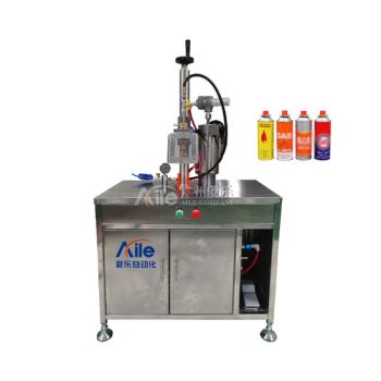 Small Type Semi Automatic LPG Refilled Equipment Snow Spray Aerosol Gas Filling Machine Butane Can Filling Machine Paint Spray Filling Gas Refilled - Guangzhou Aile Automation Equipment Co., Ltd. - China