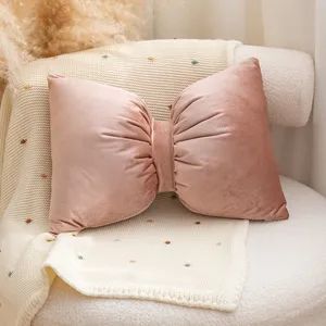 Wholesale Plush Creative Bowknot Pillow Funny Nap Simulation Pet Cushion Pillow Stuffed Gift for Pet - Shaoxing City Xinlan Textile CO., LTD. - China