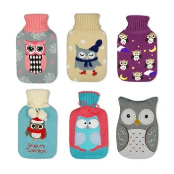 Reusable Large Capacity Hot Water Bag and Hot Water Bottle with Knitted Cover for Menstrual Cramps - HANGZHOU WEIZE IMP & EXP CO., LTD. - China