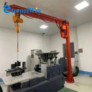 Workshop Use Foundation Mounted Cantilever Column Fixed Swing Slewing Jib Crane 3 Ton Cantilever Jib Crane Portal Cantilever Swing Arm Jib Crane for Sale - HENAN ETERNALWIN MACHINERY EQUIPMENT CO., LTD. - China