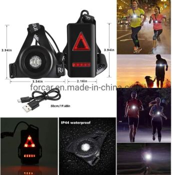 Outdoor LED Chest Lights Back Night Running Light with Rechargeable Battery for Camping Hiking Running Jogging Outdoor Sports Bicy - Ningbo Haishu Forcar Imp. & Exp. Co., Ltd. - China