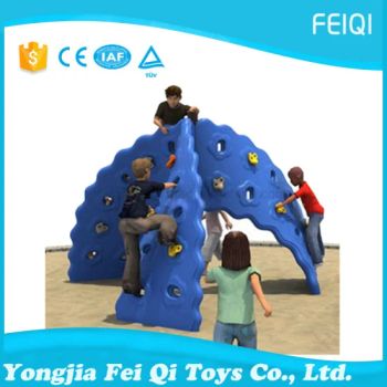 Outdoor Playground Equipment Kids Outdoor Climbing Wall Condition New Age 3-12 Years Color Optional Material Plastic HS Code - Yongjia Fei Qi Toys Co., Ltd. - China