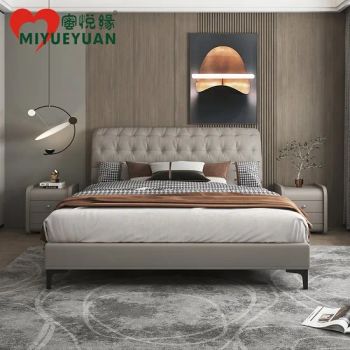 Bedroom Furniture Modern Furniture Sofa Bed Leather King Size Bed - Foshan Ya Mengshi Furniture Factory - China