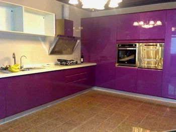 Kitchen Shutters Lifespan Long Lasting Curing Process Chemical Reaction Finish Type Polyurethane Shutter Poly Coat Aesthetic Appearance Beautiful Glossy - CLASSIC KITCHEN   DOORS - India