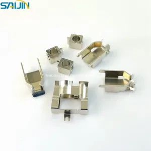 Hot Selling Socket Metal Parts Component Accessories Smart Battery Contacts for PCB - Wenzhou Saijin Electrical Alloy Co., Ltd - China