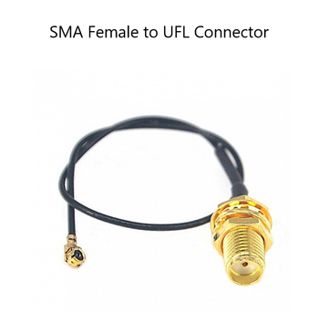 SunRobotics SMA Connectors Male, Female,(Male, Female) to UFL, Edge mount, Right Angle - Sunrobotics Private Limited - India