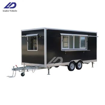 2025 Top Quality Pizza Food Cart Hot Dog Street Mobile Food Trucks Coffee Cart Ice Cream Refrigerated Food Trailer - Qingdao Leader Vehicle Industry Co., Ltd - China