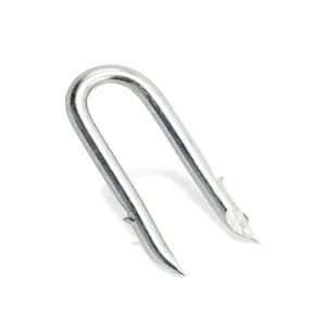 Galvanized Barbed Staples Nails 40 X 4mm Barbed Wire Fencing Staples - Qingdao Run Better Industry and Trade Co., Ltd. - China