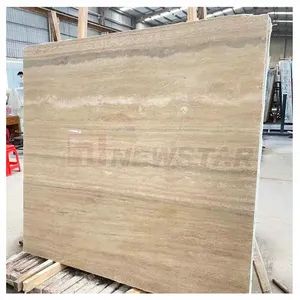 Honed Travertine Indoor Large Wall Panels Travertine Slab MOQ 100 Sqm Origin China Thickness 20mm HS Code 680291 Payment Term - Newstar (Quanzhou) Industrial Co., Ltd. - China