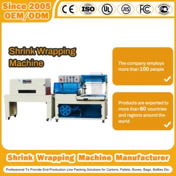 Packaging Wrapping Machine Online Inline Pallet Wrapper Rotary Arm PE POF Film Heat Shrink Tunnel High Speed Side L Bar Sleeve Sea - Elite Machinery Group Co., Ltd - China