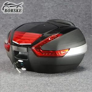 Borske Factory Scooter Motorbike Motorcycle Top Box Rear Cargo Luggage Delivery Storage Top Tail Boxes Cases Top Box Motorcycle - NINGBO BORSKE VEHICLE PARTS CO.,LTD. - China