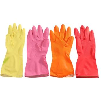 Household Cleaning Latex Gloves Silicone Dishwashing Gloves Kitchen Rubber Latex Gloves - A.H.A INTERNATIONAL CO., LTD. - China