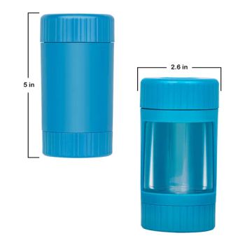 Jiju Storage of Plastic LED Air Tight Transparent Storage Magnifying Glass Jar with Light - Yiwu Jiju Import & Export Co., Ltd. - China