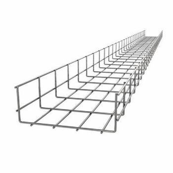 Stainless Steel Wire Mesh Cable Tray Thickness 4mm Structure Open Mesh Wire Thickness 4mm-5mm Surface Finish Polished Material Stainless - JSM Sales Corporation - India