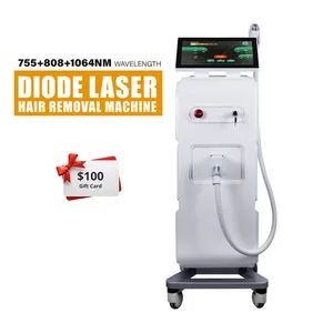 Diode Laser Hair Removal Machine 808nm Epilator Hair Loss 3 Wavelengths Beauty Salon laser Hair Reduction Long Lasting Epilation Professional - Beijing Sleeper Beauty Technology Co., Ltd. - China