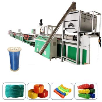 China Market Pet PP Strapping Rope Making Machine on Sale/100% Recycled Pet Bottle Flakes Plastic Rope/Twine Filament/Yarn Extrusion/Twisting Making Machine - Qingdao Zhuoya Machinery Co., Ltd. - China