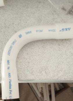 Size: 1 inch Electrical Pvc Conduit Bends, For Structure Pipe - Optimum Enterprises - India