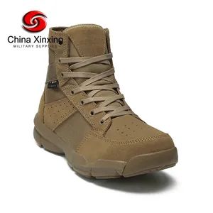 6" Inch Ultra Light Weight Full Grain Cow Leather Desert Tactical Combat Boots - China Xinxing Guangzhou Import and Export Co., Ltd. - China