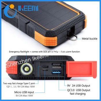 2019 New Design Solar Power Bank 24000mAh - Shenzhen Ikeemi Technology Co., Ltd. - China