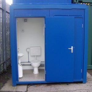 1+1 Double Mains Toilet 8Ft x 5Ft (Blue) - senesie mfg llc - United States