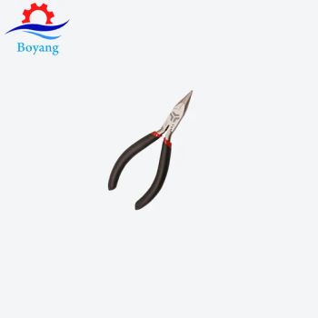 5 Inch Serrated Clamping Twisting Cutting Needle Flat Long Electronic Nose Pliers - Mianyang Boyang Technology Co., Ltd. - China