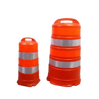 Hot Sales Plastic PE Traffic Road Drum with 3 Pieces Reflective Tape - Ningbo Teslas Technology Co., Ltd. - China