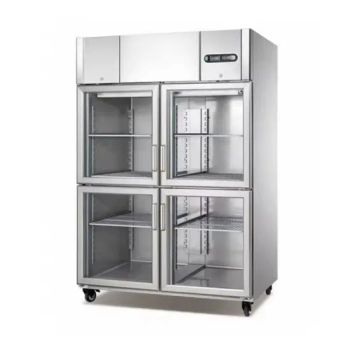 4 Door Stainless Steel Fresh Food Upright Commercial Kitchen Refrigerators with Freezer - Changsha Chengtong Technology Co., Ltd. - China