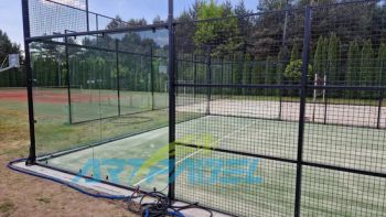 Art Padel Padel Court Popular Safety Form Sports Full Panoramic Padel Tennis Court - QINGDAO CHANGZHOU PLASTIC INDUSTRY CO., LTD. - China