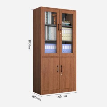 Steel Storage Glass Door Furniture China Factory Office Equipment Metal Filing Cabinet Wardrobe 4 Doors - ZhengZhou RAXIDA Technology Co.,Ltd. - China