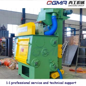 China Steel Surface Cleaning Crawler Tumble Belt Wheel Shot Blast Machine - Qingdao Qinggong Machinery Co., Ltd - China