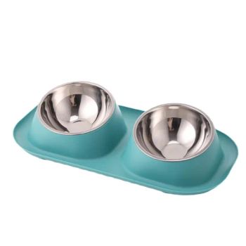 Factory Wholesale Anti-Slip Non-Spill Stainless Steel Cute Pet Cat Dog Food and Water Feeding Double Bowls - Suzhou Innovation Packaging Materials Co., Ltd. - China